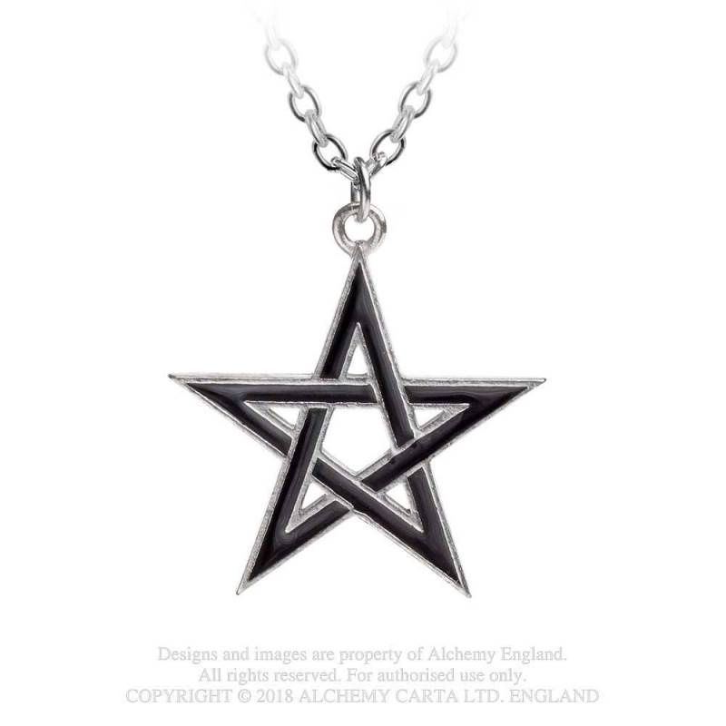 Black Star Necklace [P775]