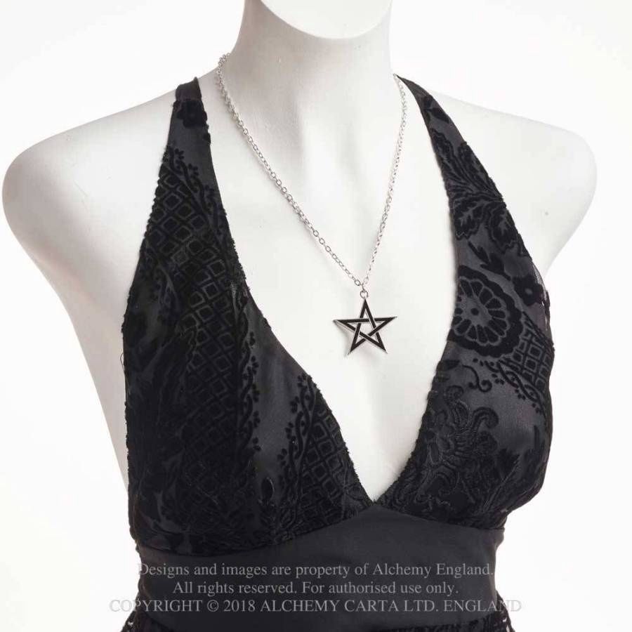Black Star Necklace [P775]