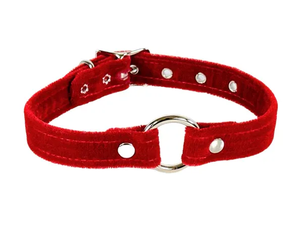 Choker Velour CK169 [RED]