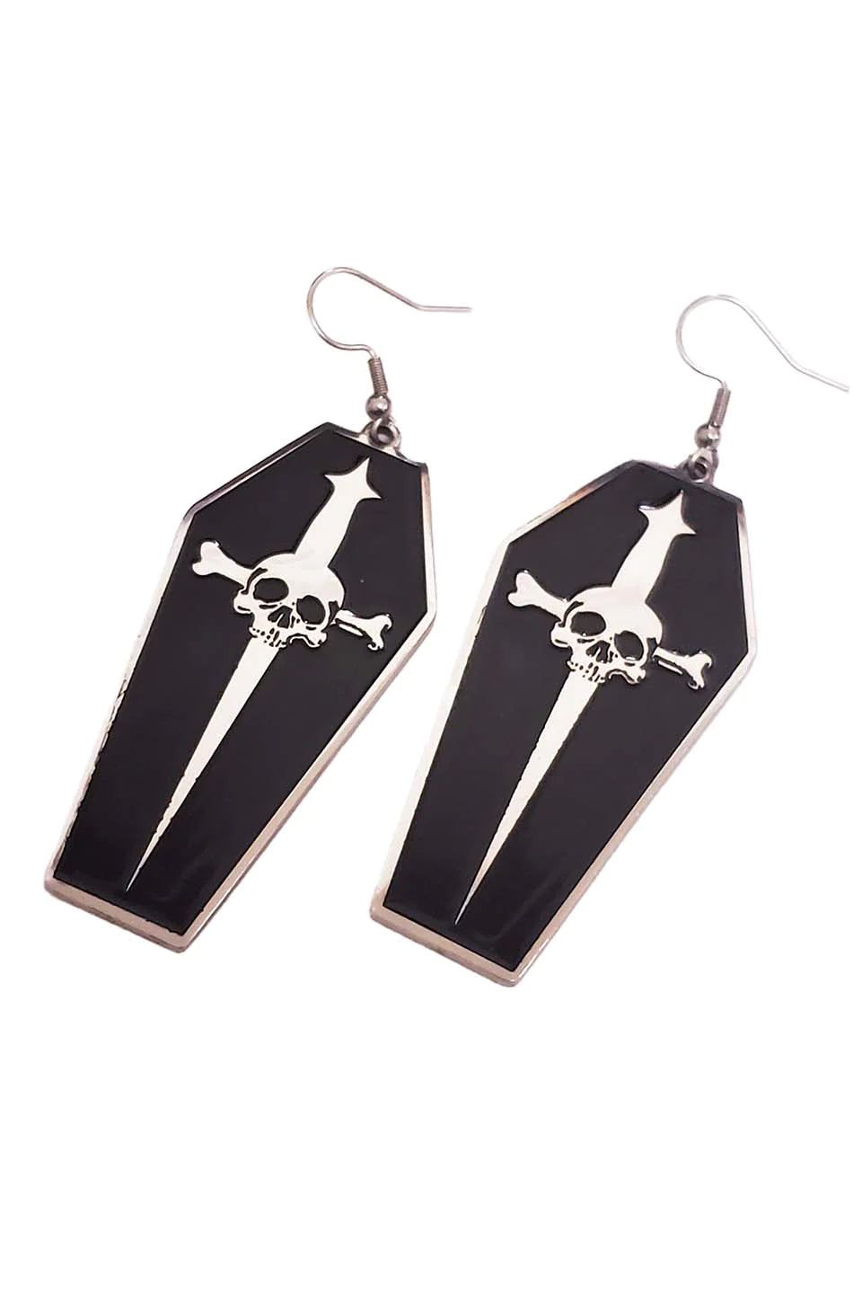 Coffin Earrings