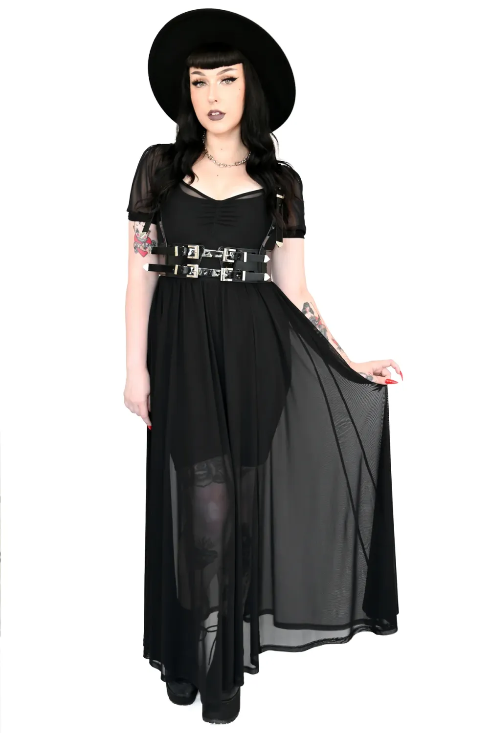 Lily Mesh Dress [PLUS]