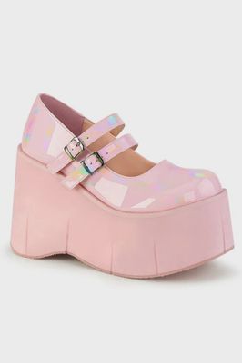 Wedge Plarform Mary Jane Shoes KERA-08/BPHG [PINK]
