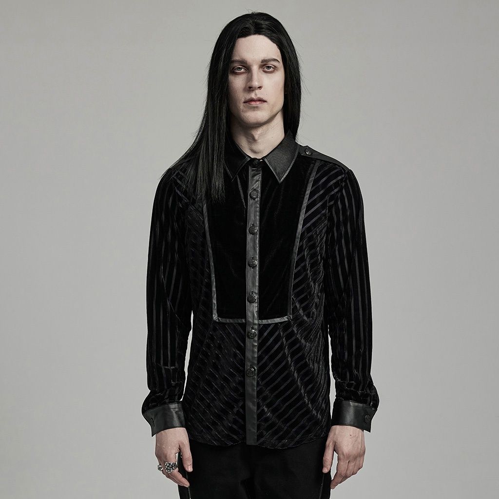 Long Sleeved Shirt WY-1593 [BLACK]
