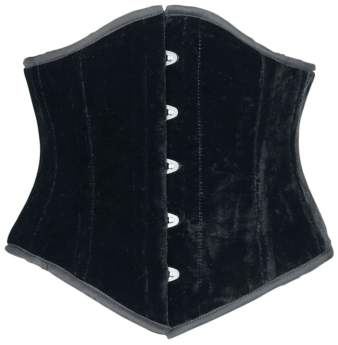 Sexy Waspie Corset [BLACK VELVET] [PLUS]