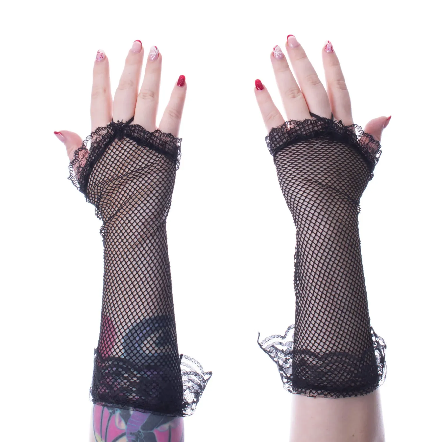 Lace Mesh Gloves
