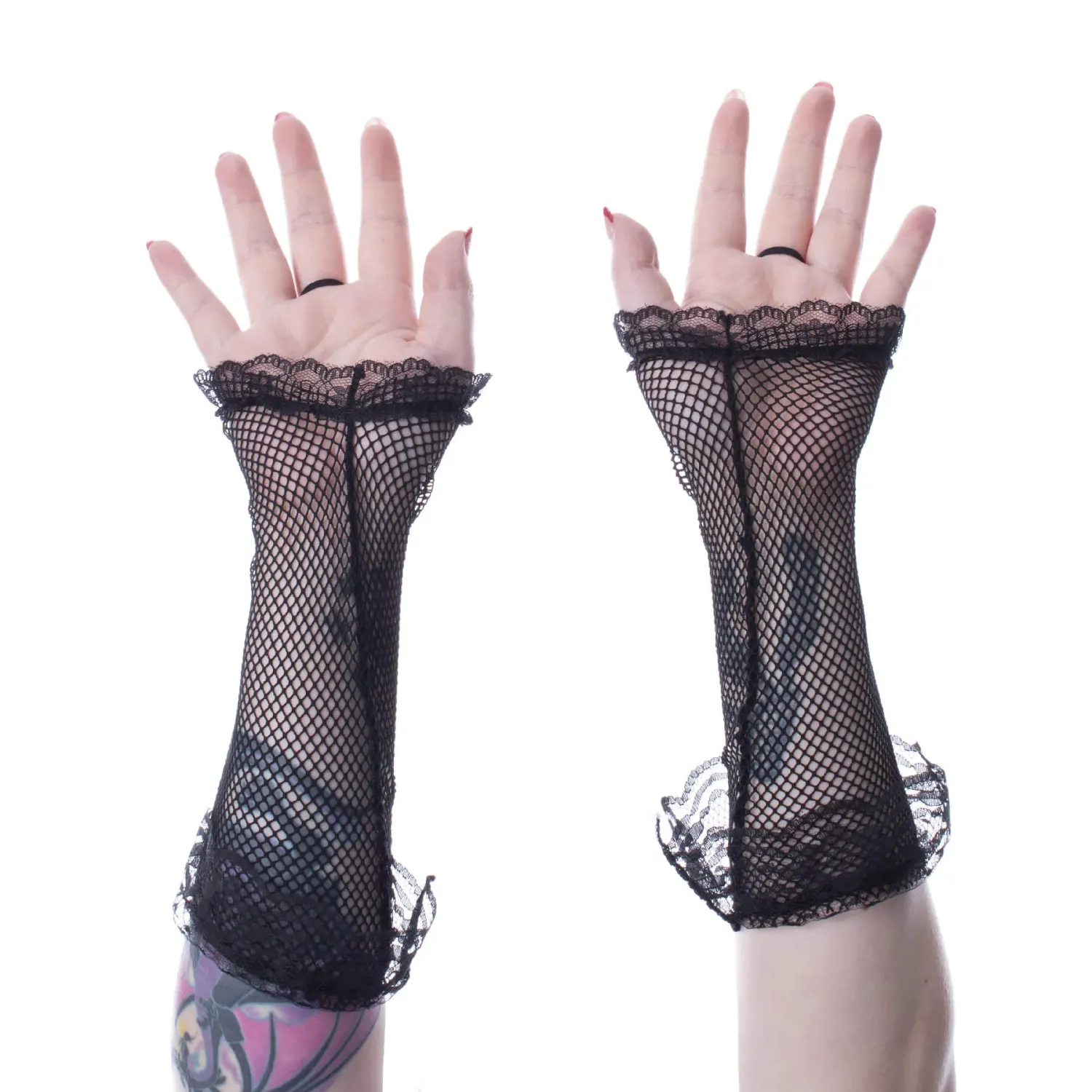 Lace Mesh Gloves