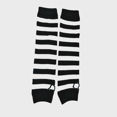 Stripe Arm Warmers [BLACK / WHITE]