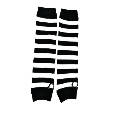 Stripe Arm Warmers [BLACK / WHITE]