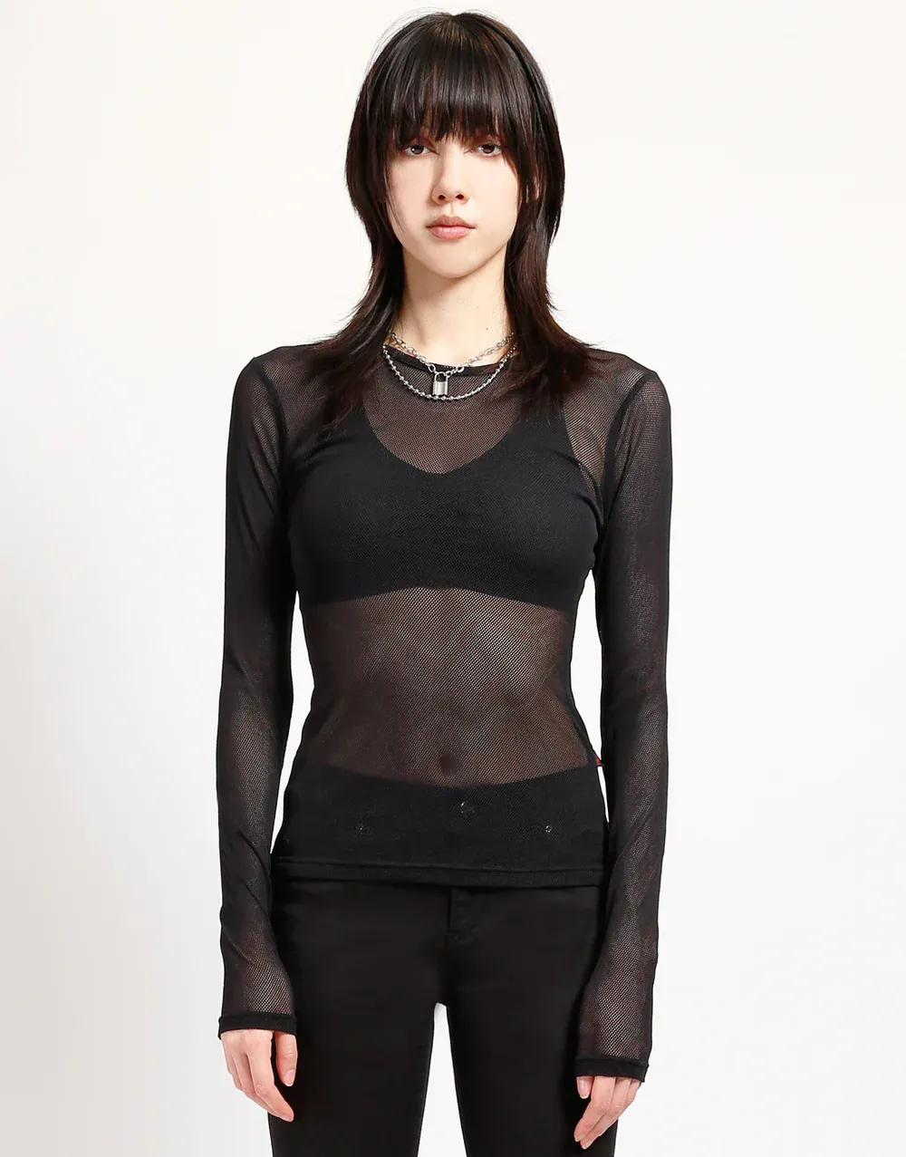 Mesh Long Sleeved Shirt [FN9181]