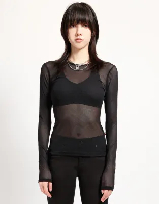 Mesh Long Sleeved Shirt [FN9181]