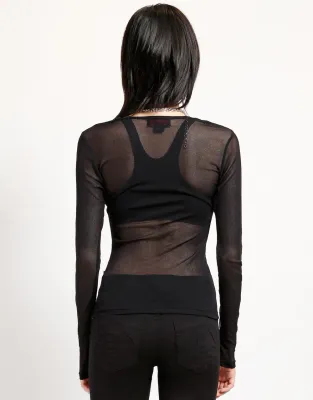 Mesh Long Sleeved Shirt [FN9181]