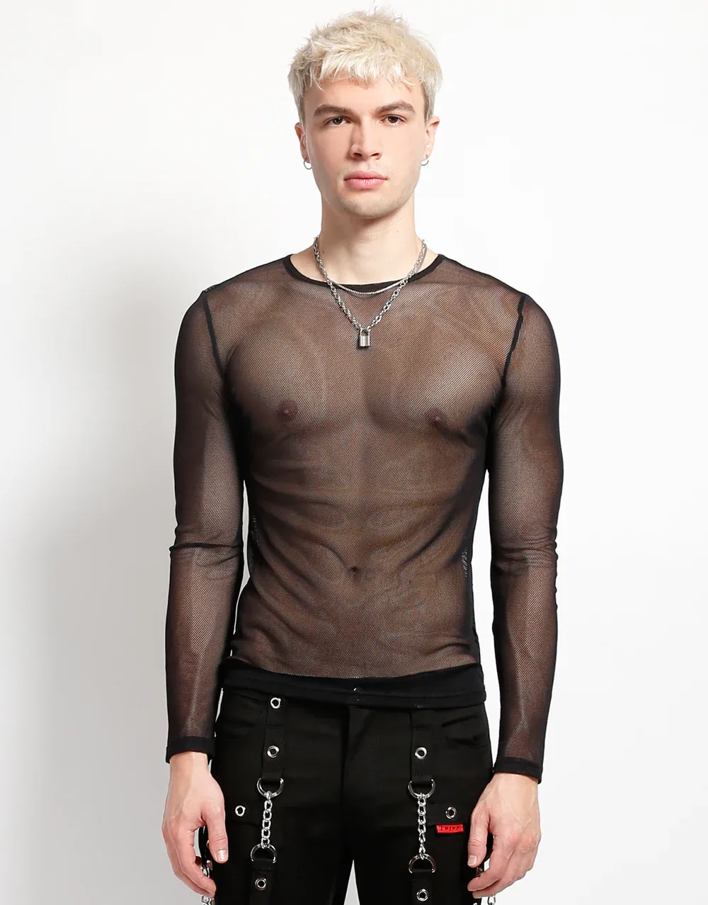 Long Sleeve Mesh Shirt [FN9105M]