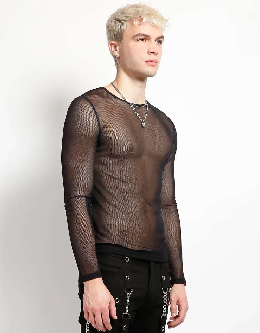 Long Sleeve Mesh Shirt [FN9105M]