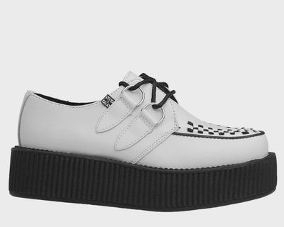 Leather Viva Mondo Creeper Shoe V6803 [WHITE]