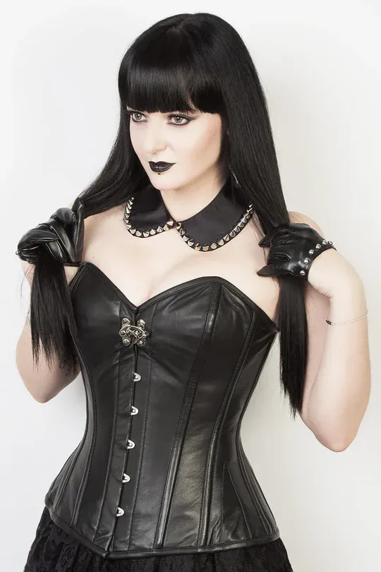 Overbust Faux Leather Corset [EL-209]