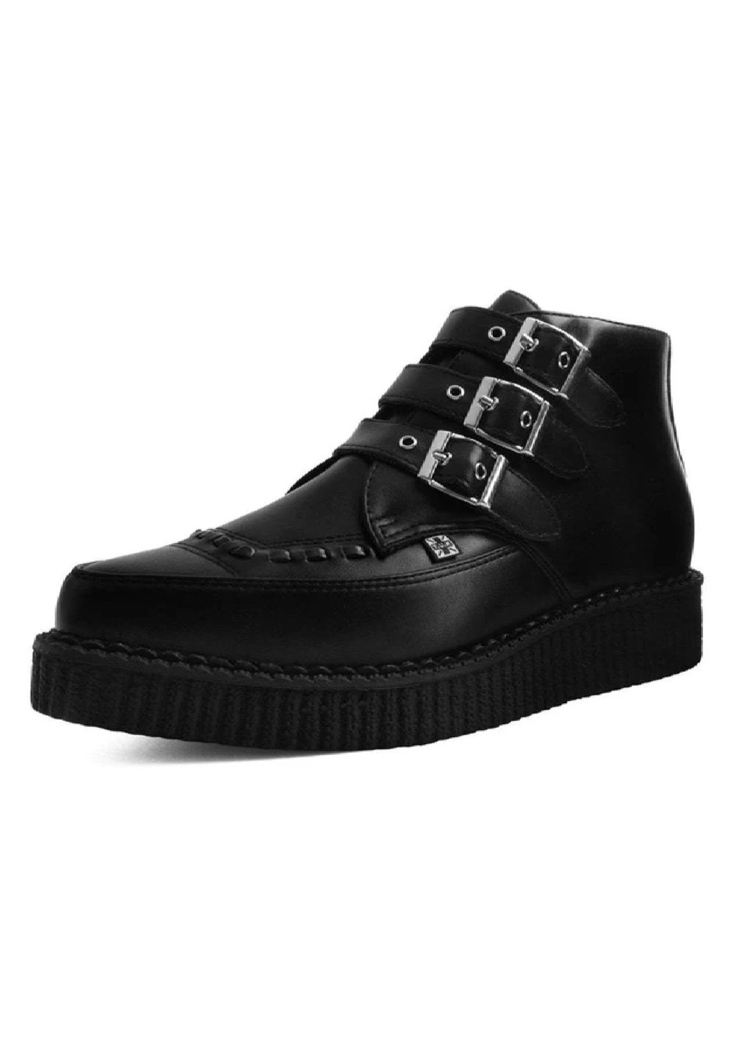 3-Buckle Pointed Creeper Winklepicker Shoe A9325