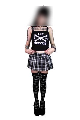 F*CK Thigh High Socks [LS-227]