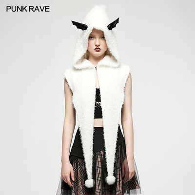 Hooded Scarf OPS-260 [WHITE]