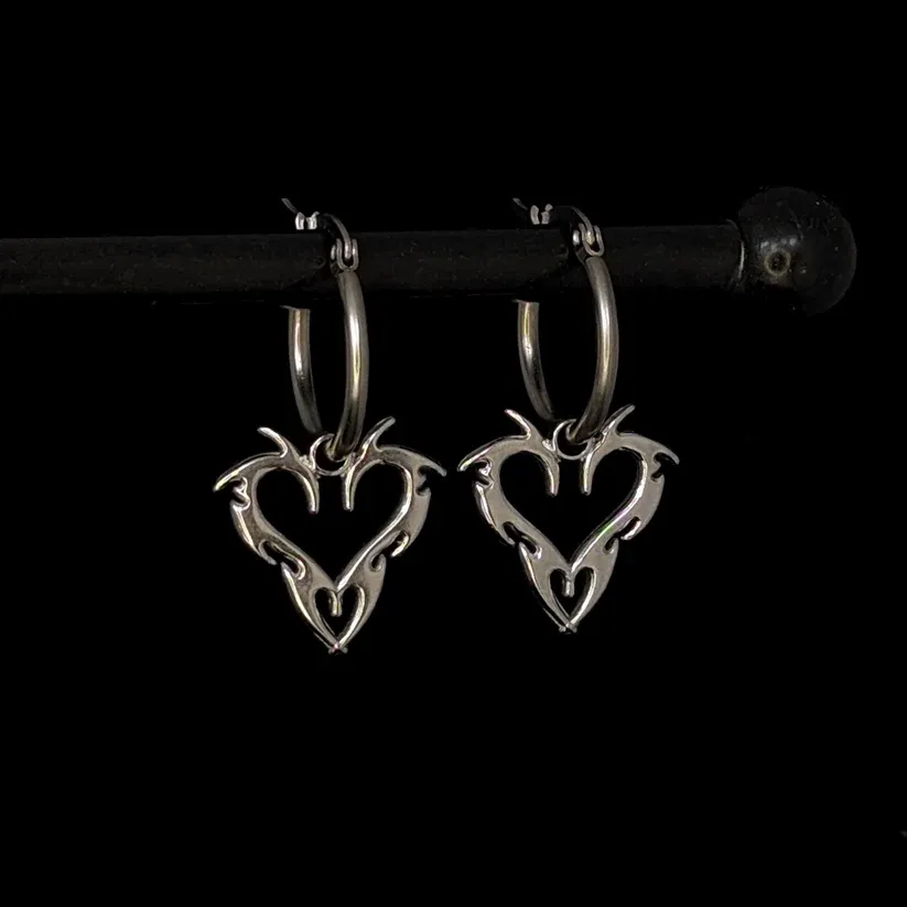 Cyberheart Hoops Earrings