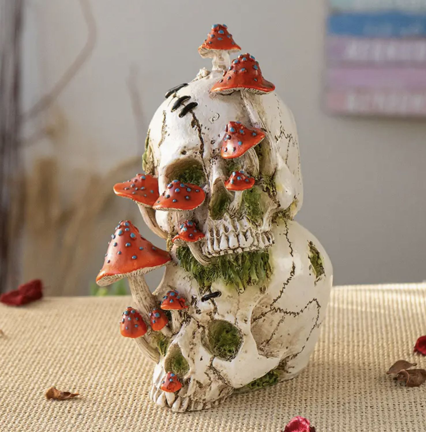 Mushrooms Skull [RED]