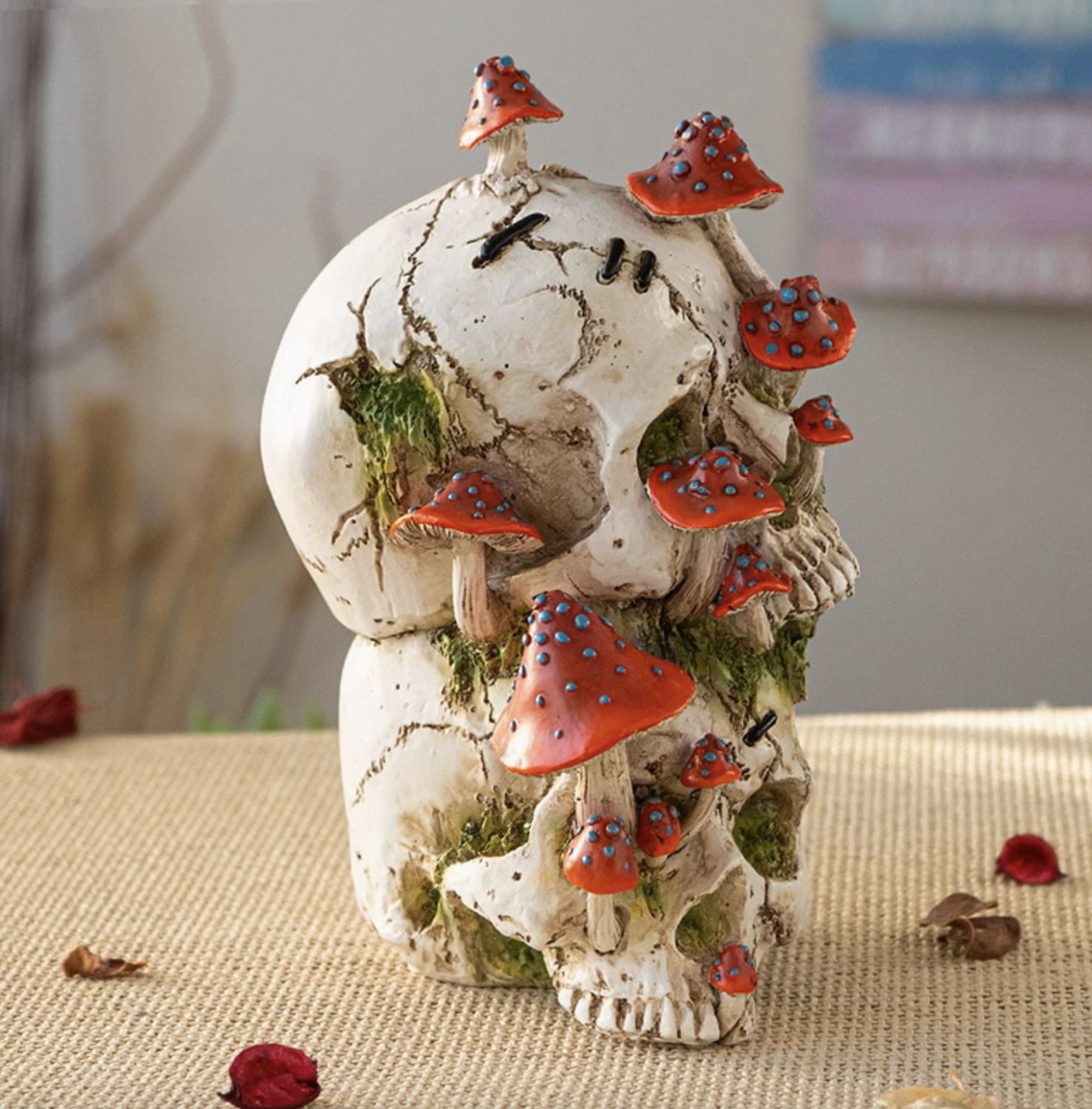 Mushrooms Skull [RED]