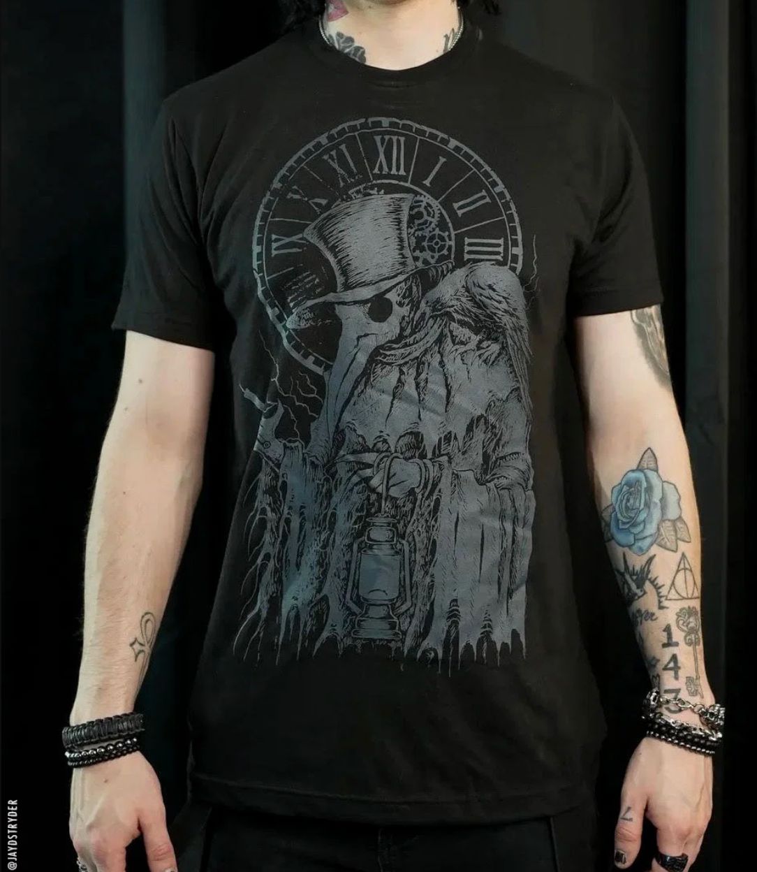 Plague Doctor T-Shirt [GRAY]