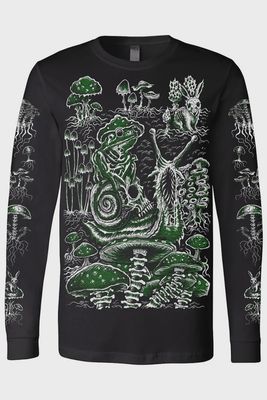 Dark Cottagecore Men's Long Sleeved Shirt