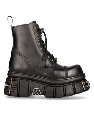 Platform Lace up Leather Boots - M-NEW MILI083-S37