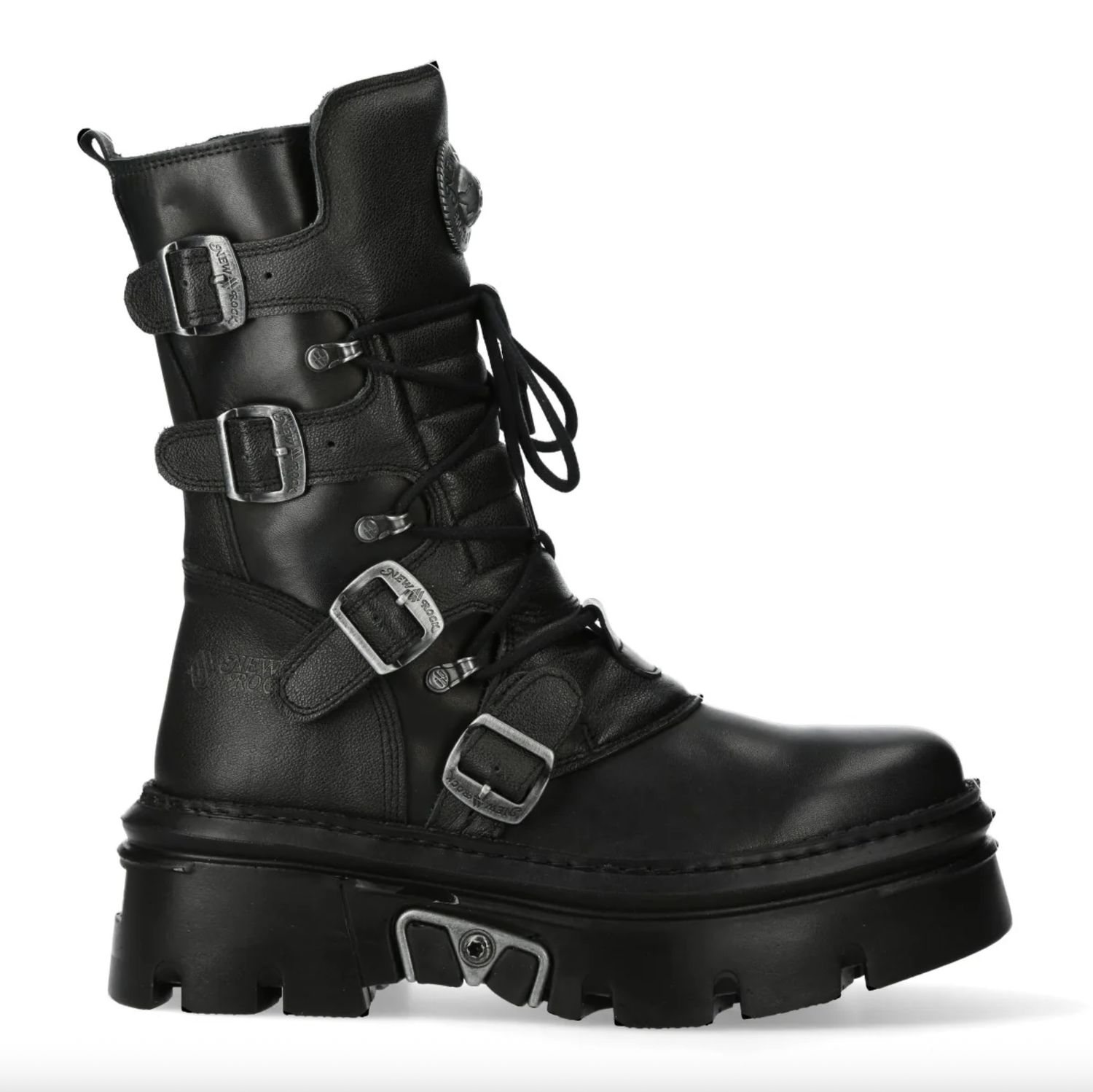 Punk-Rock Leather Boots - M-WALL 373-S13