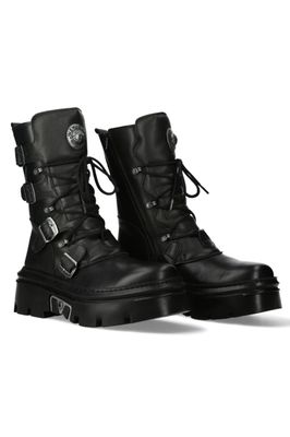 Punk-Rock Leather Boots - M-WALL 373-S13
