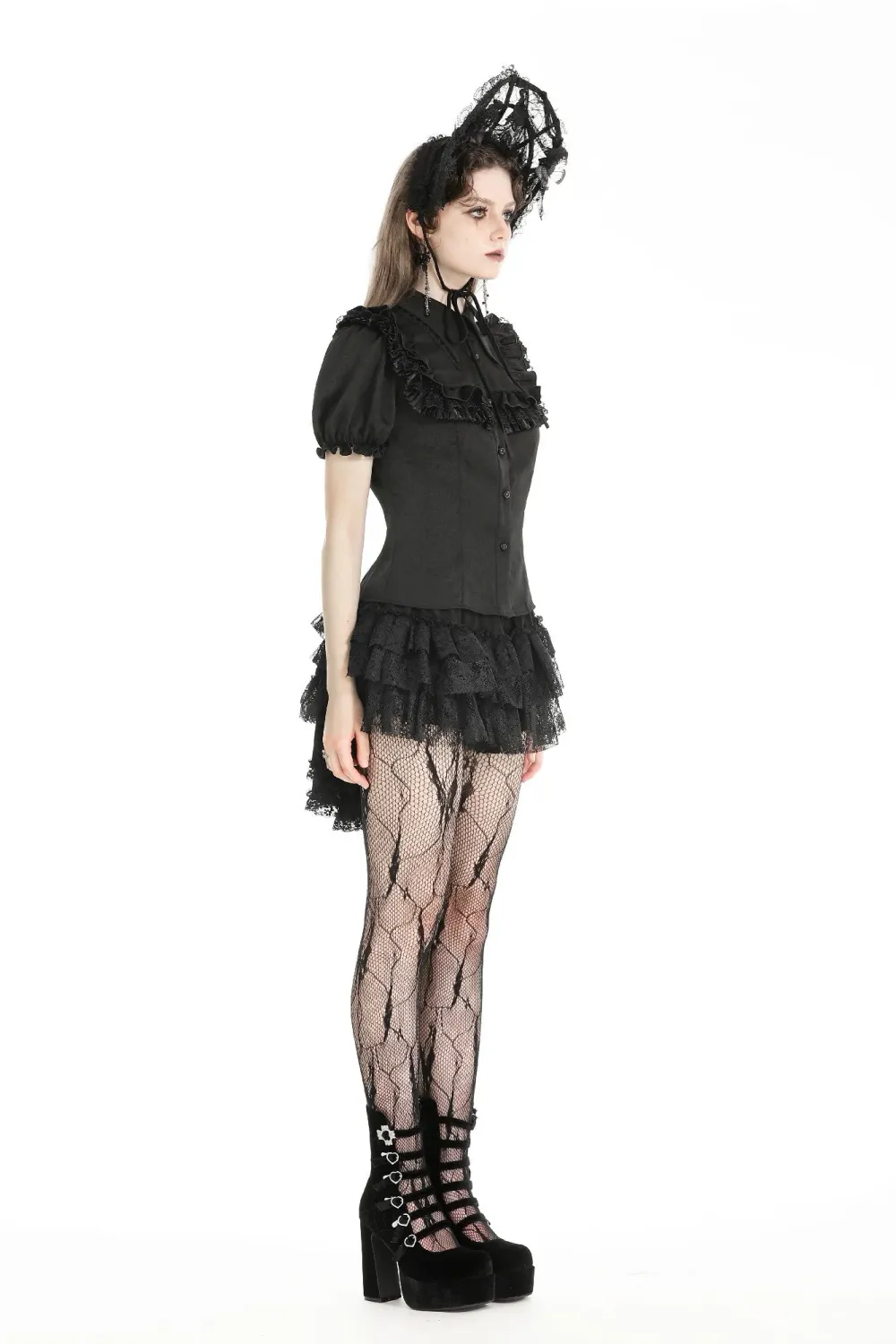 Detachable Fishtail Lace Puffy Bottoms PW129