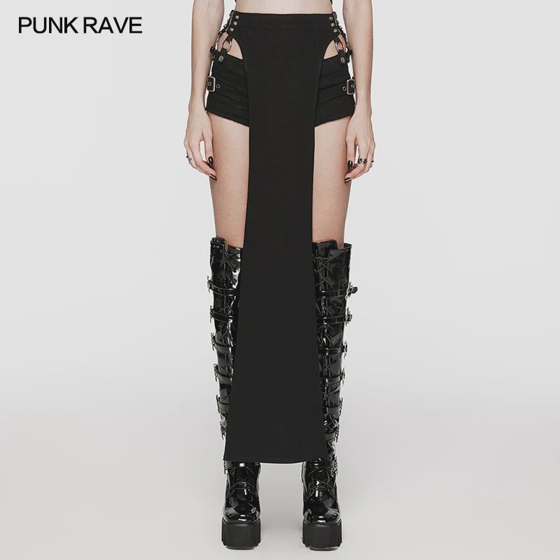 Rave Shorts with Detachable Skirt WK-618