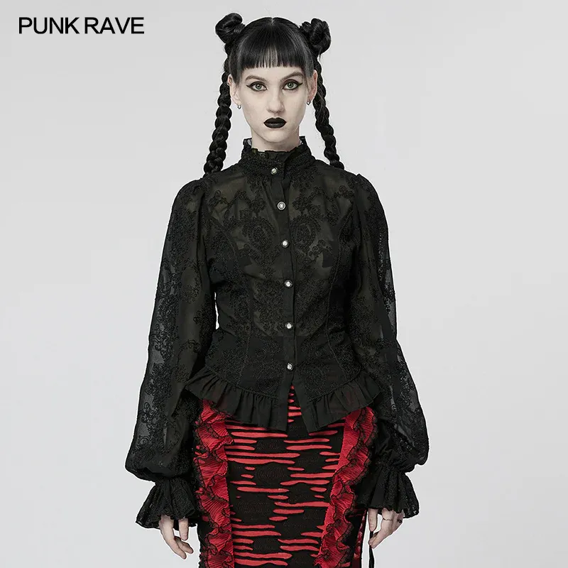 Blouse WY-1267 [BLACK] [PLUS]