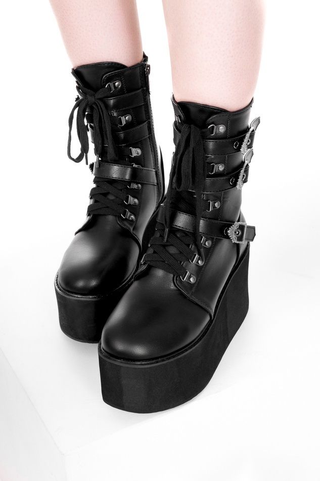 Ceremony Wedge Platform Boots