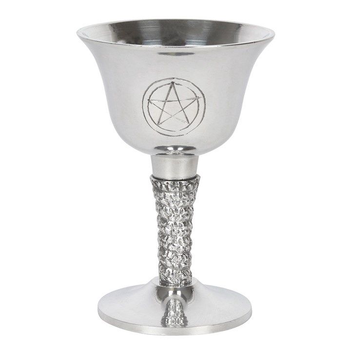 Metal Pentagram Silver Chalice [GW_71838]