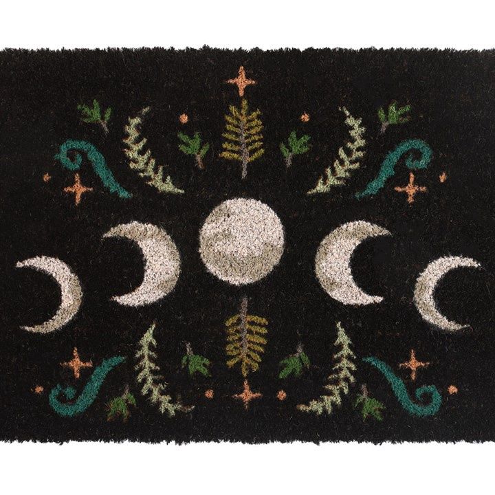Dark Forest Moon Phase Carpet [DF_95523]