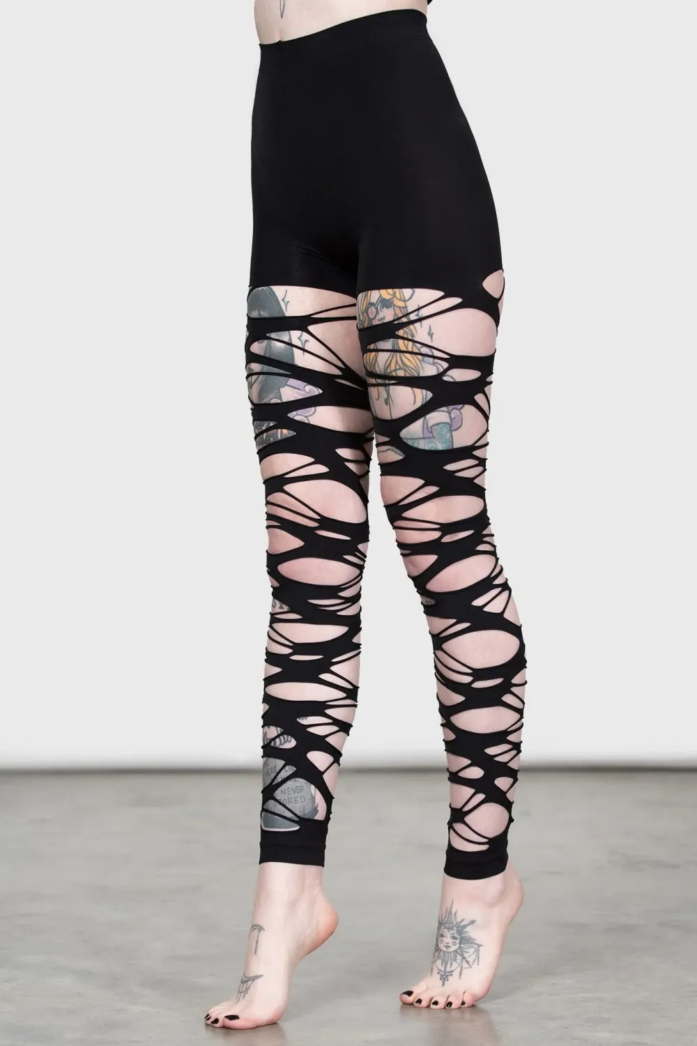 Carved Up Tights