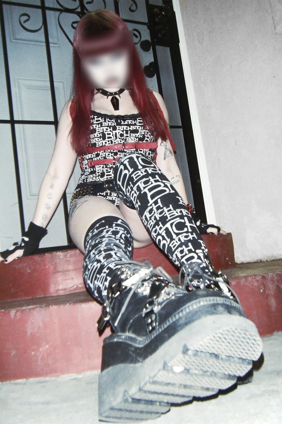 B*tch Thigh High Socks [LS-239]