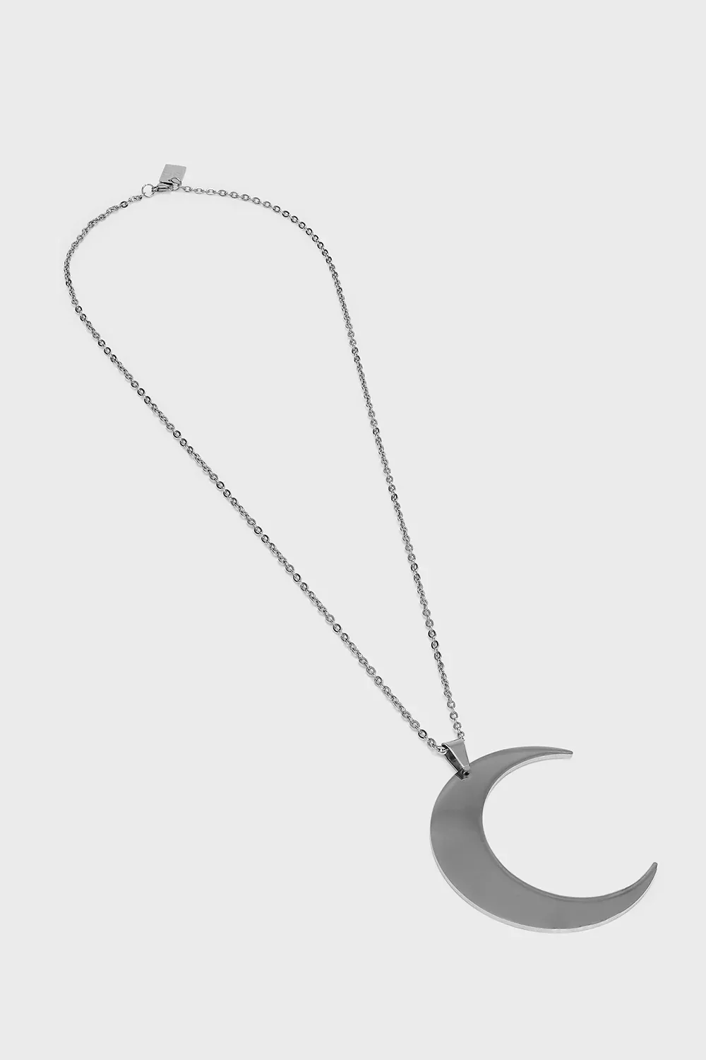 Luna Silver Moon Chain Necklace