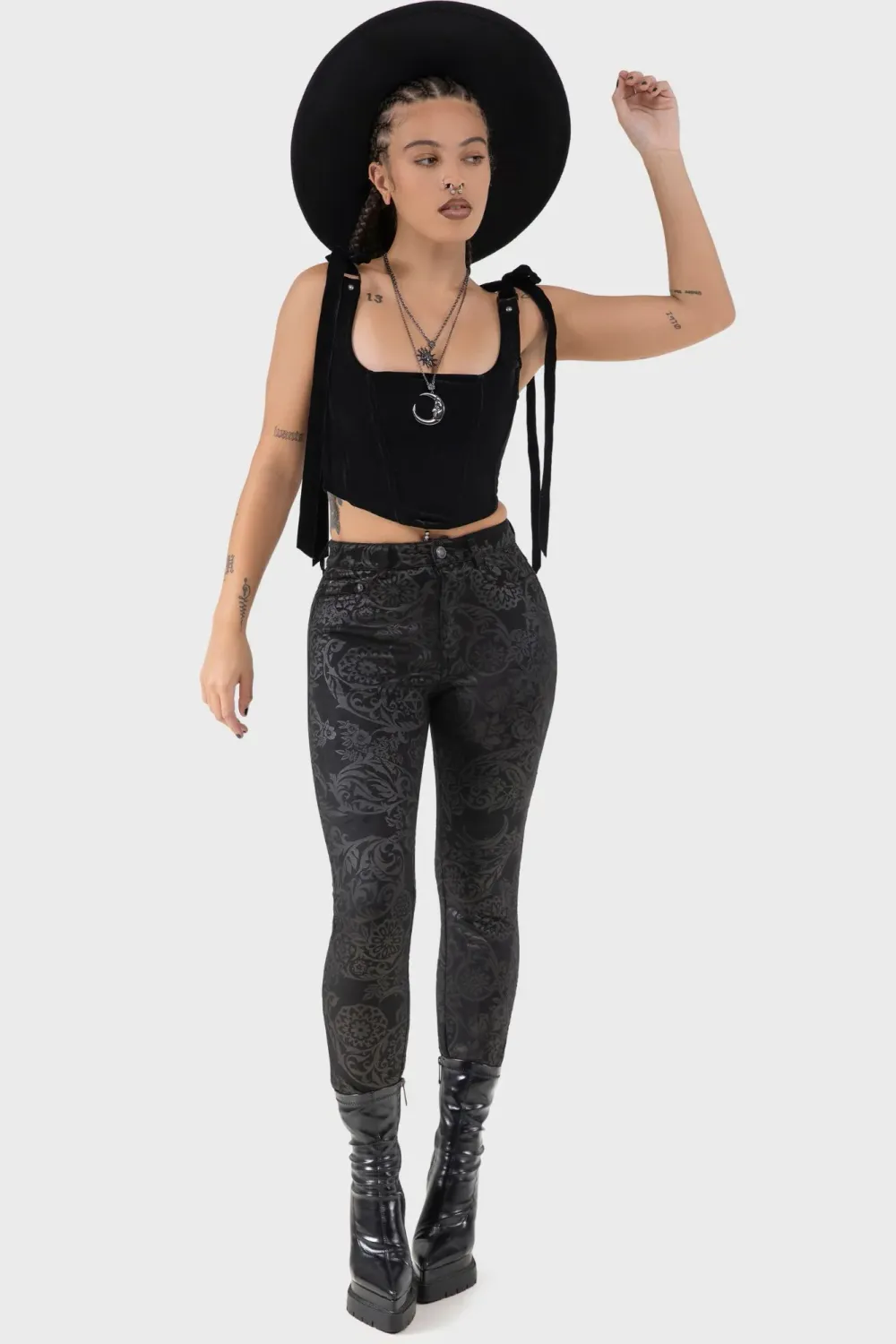 Pantalons Nora [LYS NOIR]