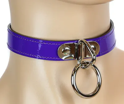 Varnished Choker CK129P [PURPLE]