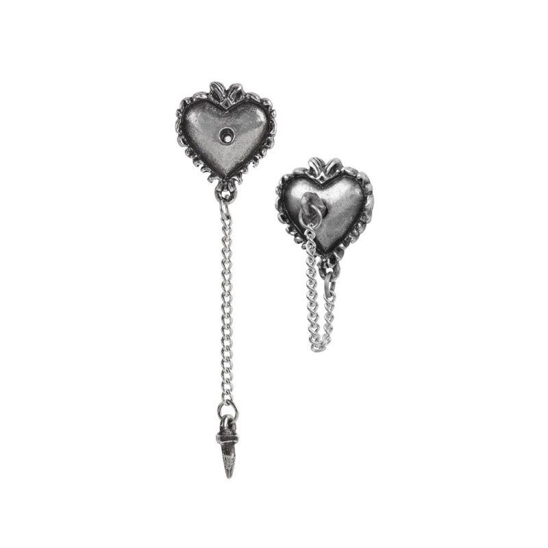 Boucles d'Oreilles Witches Heart [E433]