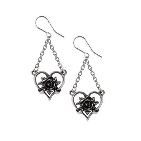 Heart Of Blackness Earrings [E491]