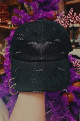 Vampire Bat Pierced Cap