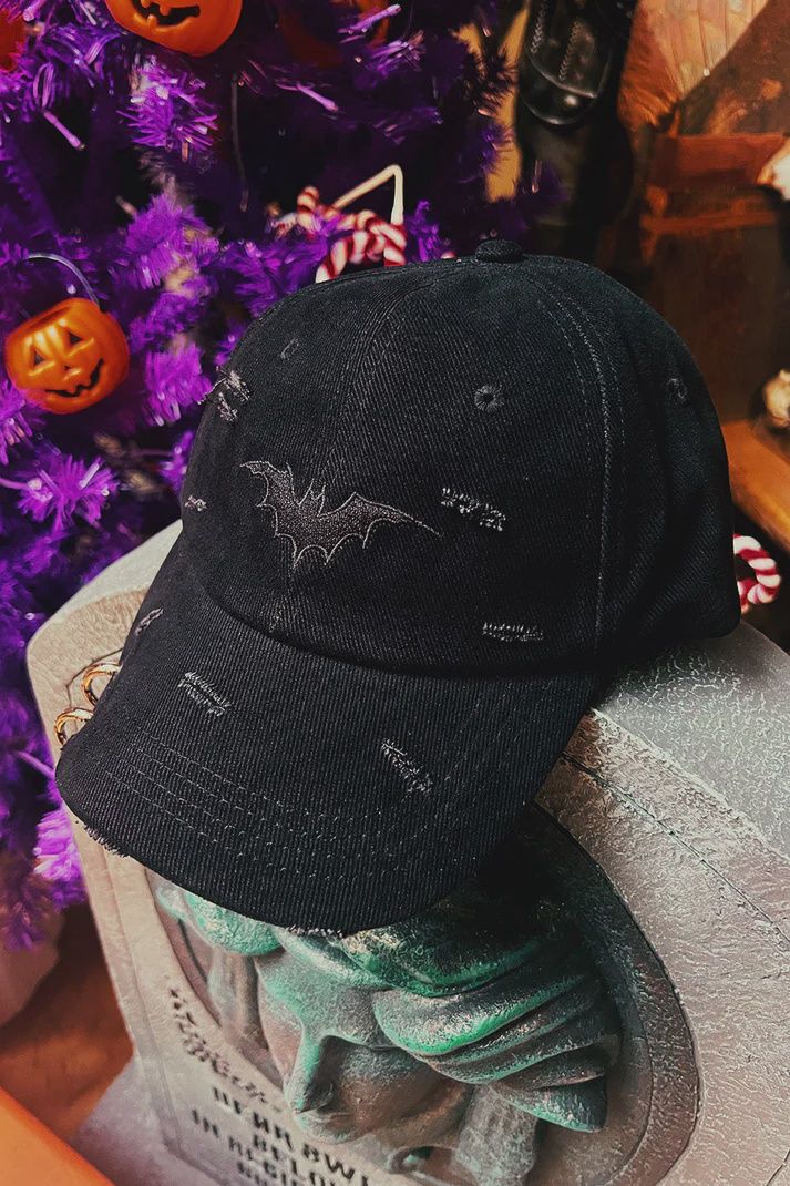Vampire Bat Pierced Cap
