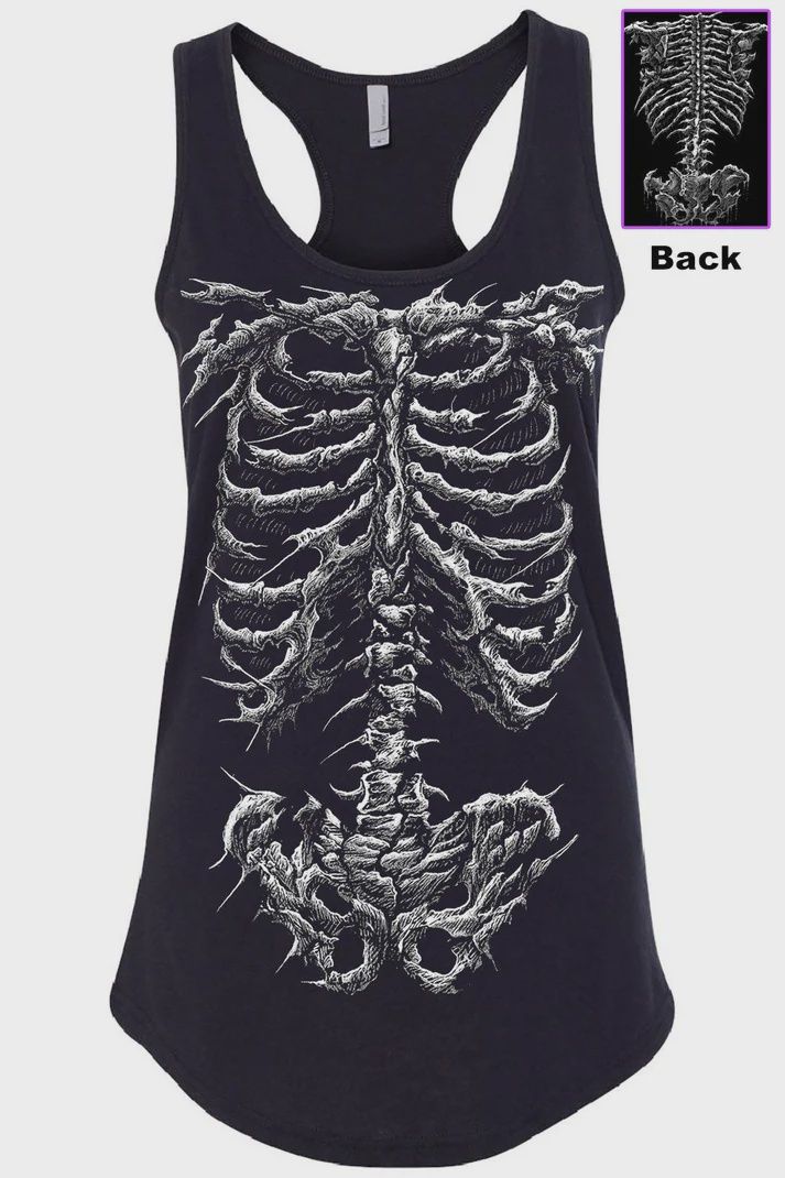 Dead Inside Skeleton Women's Tank Top