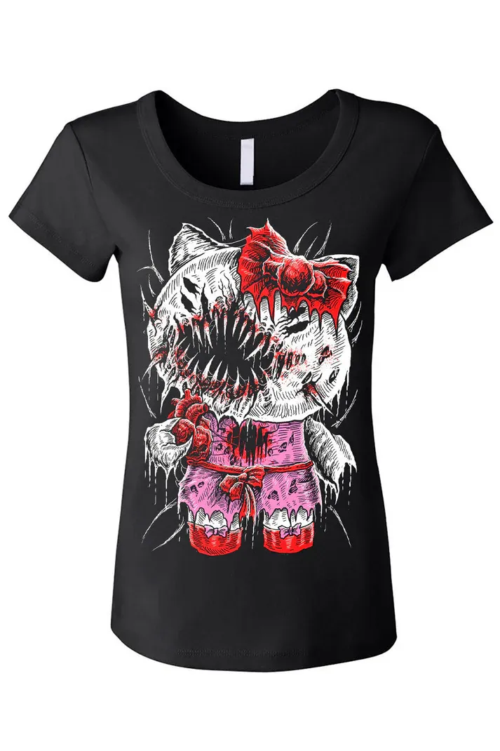 T-Shirt Hell Kitty Femme