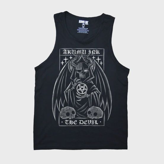 Tank Top The Devil Tarot Card Men