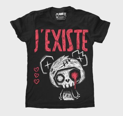 T-Shirt J'existe Femme