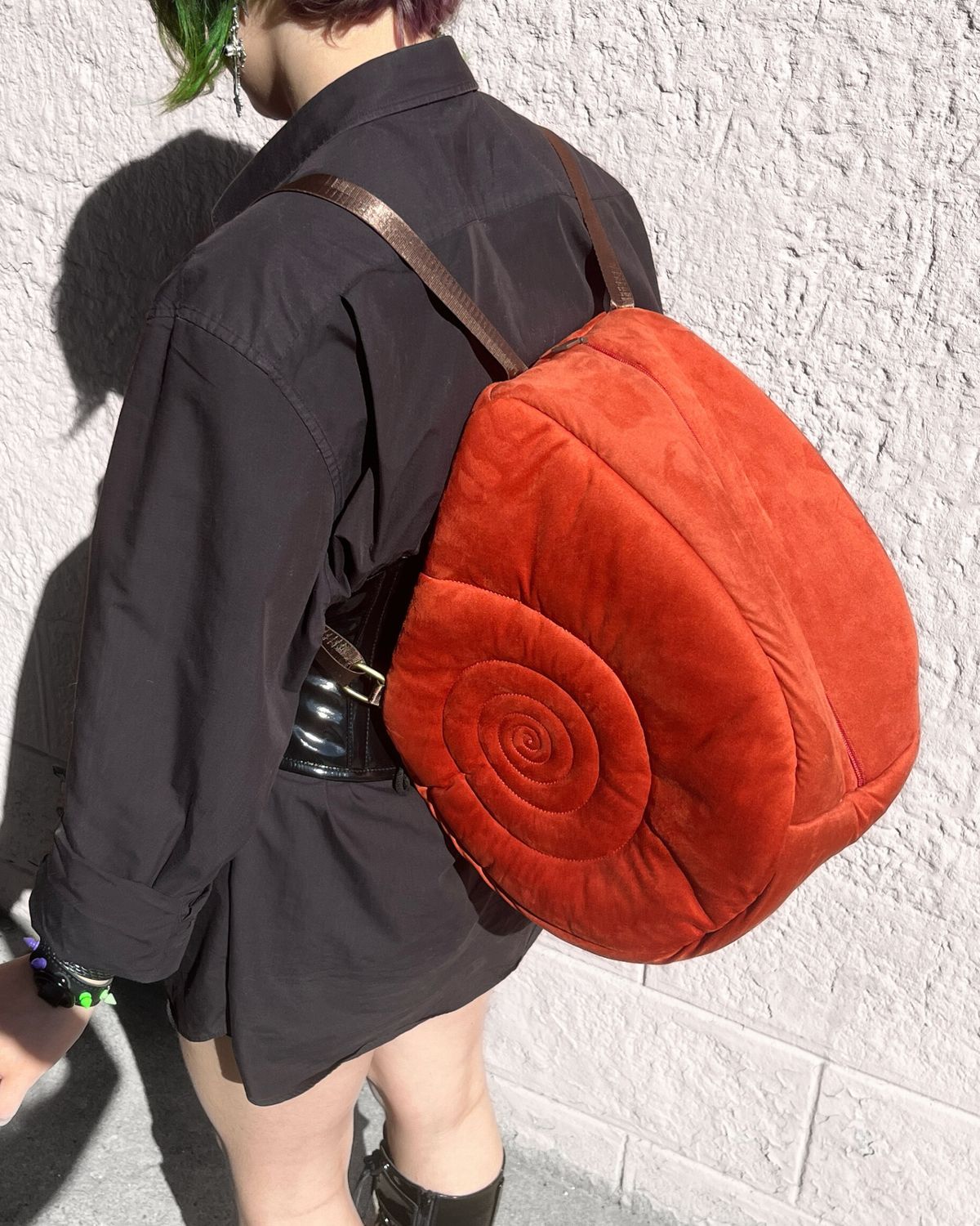 Sac À Dos Snail Shell Grand [STRUCTURÉ - ORANGE BRÛLÉ]